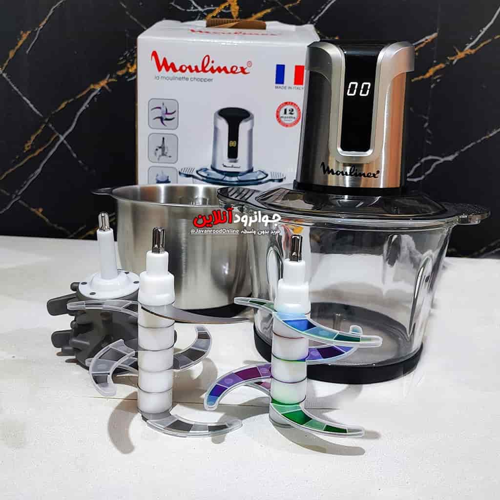 خردکن مولینکس 4 لیتر 1800 وات دو کاسه MU-2025 Moulinex