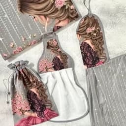 سرویس آشپزخانه مخمل 17 تکه مهرسا کد73 — تصویر ۶