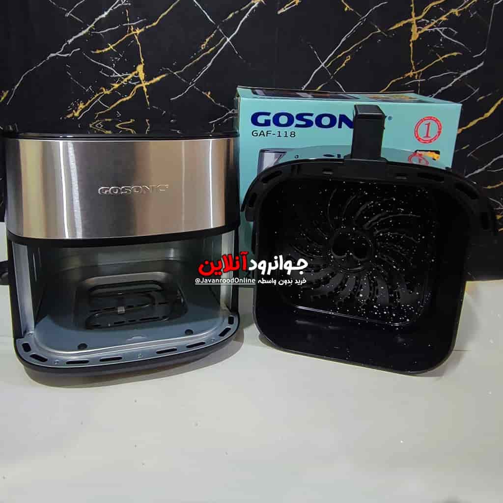 سرخ کن رژیمی گوسونیک 8 لیتر 2000 وات مدل Gosonic GAF-118 کرایه در محل — تصویر ۸