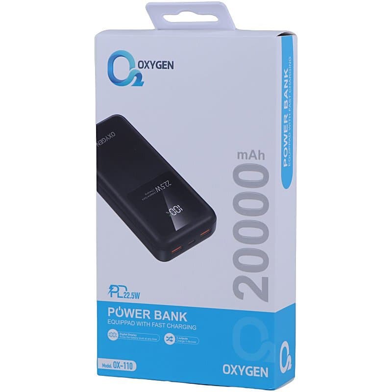 پاور بانک فست شارژ اکسیژن OX-110 PD 22.5W ظرفیت 20000 میلی آمپر ساعت — تصویر ۵