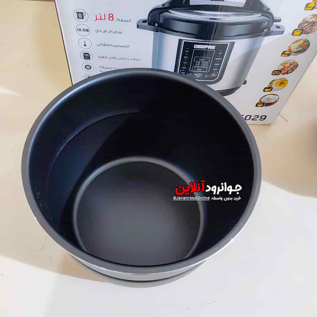 زودپز برقی جی پاس 8 لیتر 14 کاره دیجیتال مدل Geepas GMC35029 — تصویر ۱۲