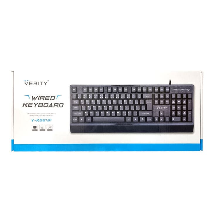 کیبورد سیم دار وریتی مدل V-KB 6131 — تصویر ۲