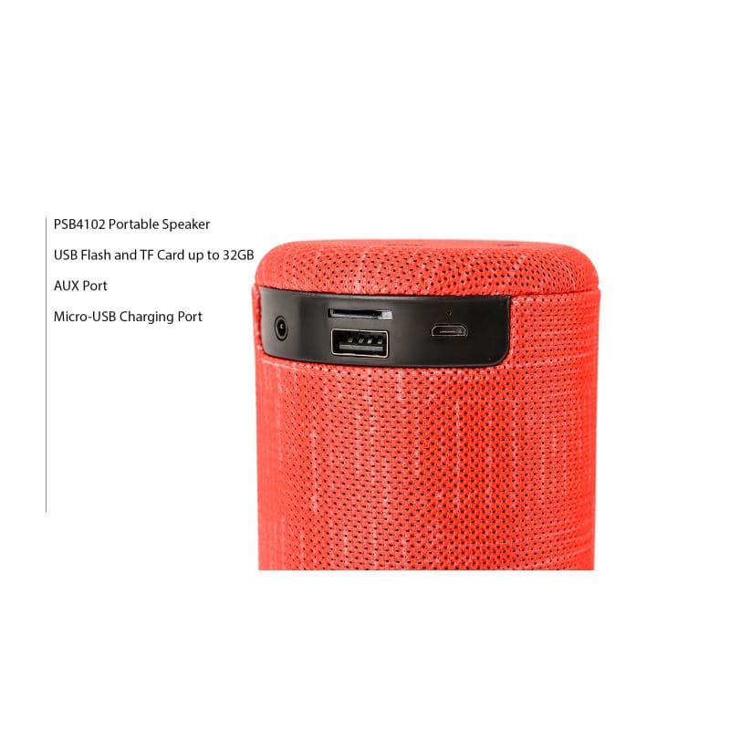 اسپیکر بلوتوثی قابل حمل پرووان مدل Kara psb 4102 آبی — تصویر ۳
