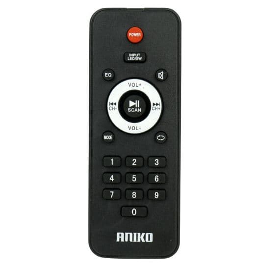 اسپیکر بلوتوثی رم و فلش خور P-net Aniko CH.201 + ریموت کنترل — تصویر ۴