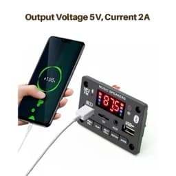 پخش کننده MP3 PLAYER پنلی بلوتوثی 12V — تصویر ۱۲