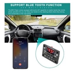 پخش کننده MP3 PLAYER پنلی بلوتوثی 12V — تصویر ۵