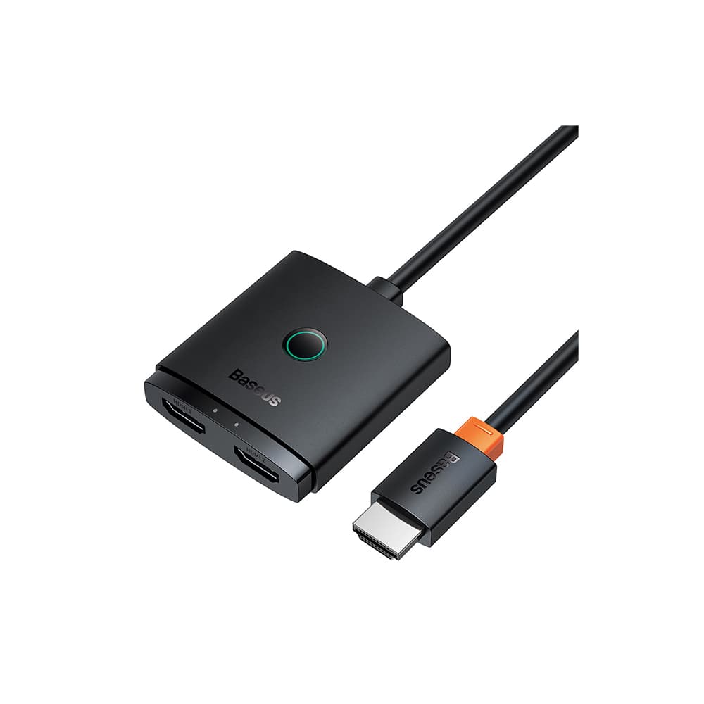 مبدل دو طرفه اچ دی ام آی با کابل دو متری بیسوس Baseus B01331105111-01