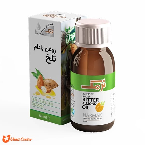 روغن بادام تلخ نرمک مناسب مو، ناخن و صورت 60 میل — تصویر ۲