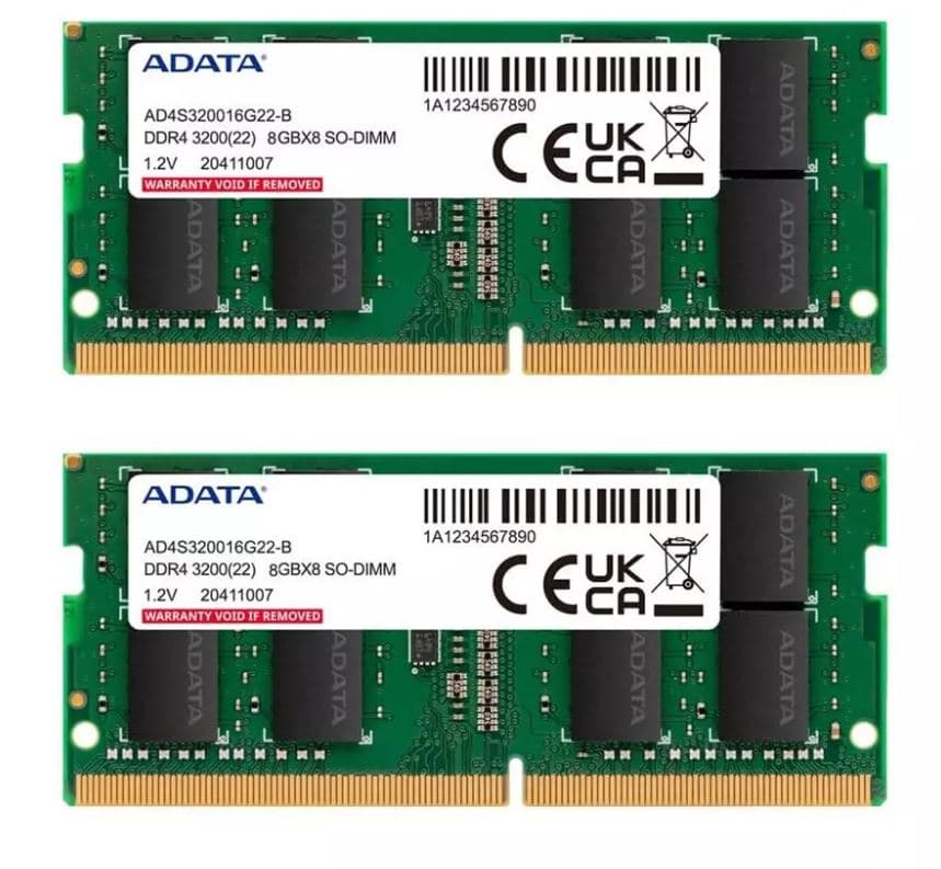 رم لپ تاپ ای دیتا مدل Premier DDR4 3200 SO-DIMM ظرفیت 16 گیگابایت — تصویر ۹