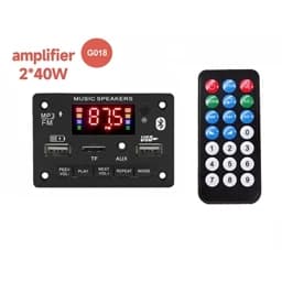 پخش کننده MP3 PLAYER پنلی بلوتوثی دارای آمپلی فایر 2X40W مدل KH-G018 — تصویر ۳