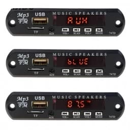 پخش کننده MP3 PLAYER پنلی بلوتوثی 12V اکولایزردار — تصویر ۶