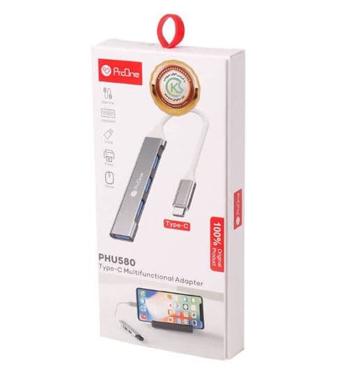 هاب ProOne PHU580 Type-C USB3.0 4Port — تصویر ۵