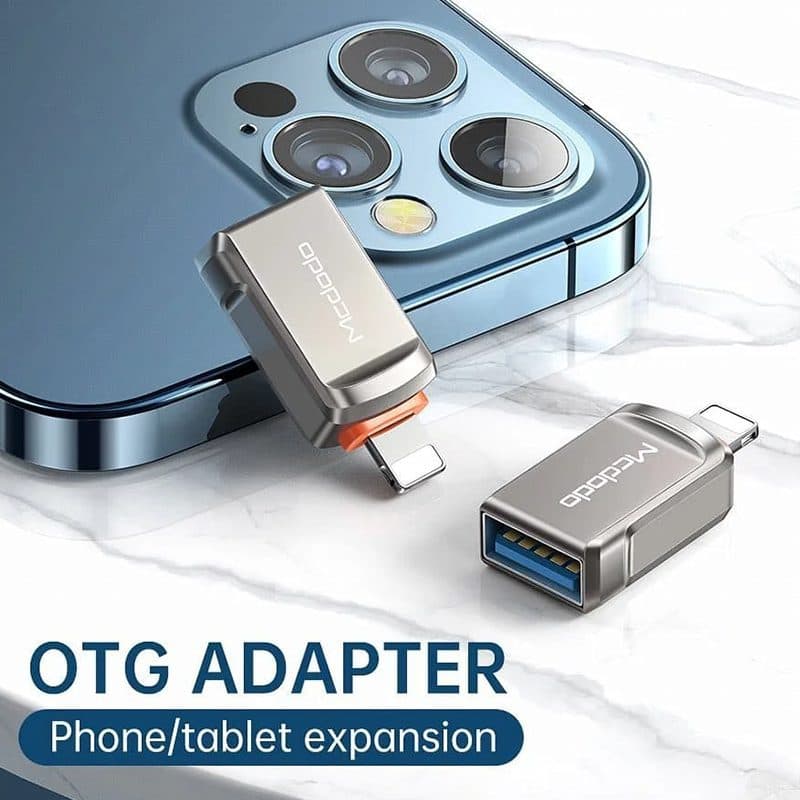 تبدیل OTG لایتنینگ به USB 3.0 مک دودو مدل Mcdodo OT-860 — تصویر ۵