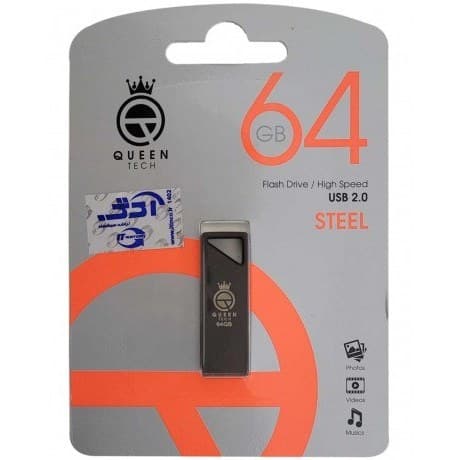 فلش مموری کوئین تک مدل steel ظرفیت 64 گیگابایت — تصویر ۷