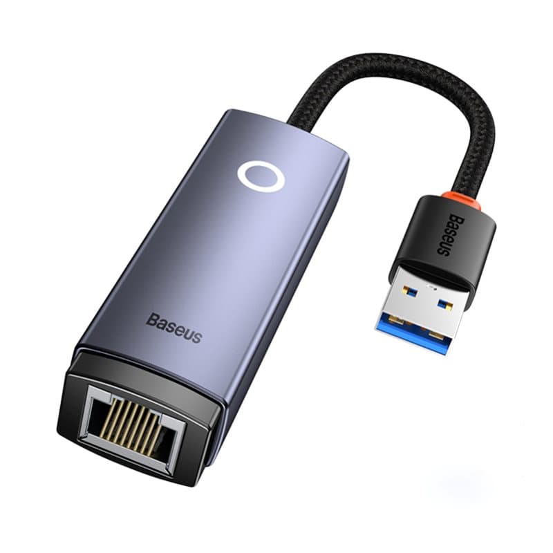 کابل تبدیل USB به LAN بیسوس Baseus WKQX000101 1000Mbps