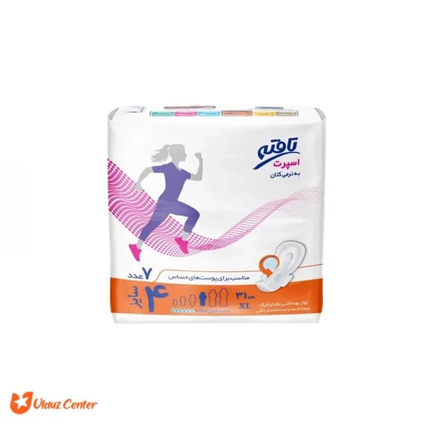 نوار بهداشتی اسپرت تافته XL بسته 7 عددی