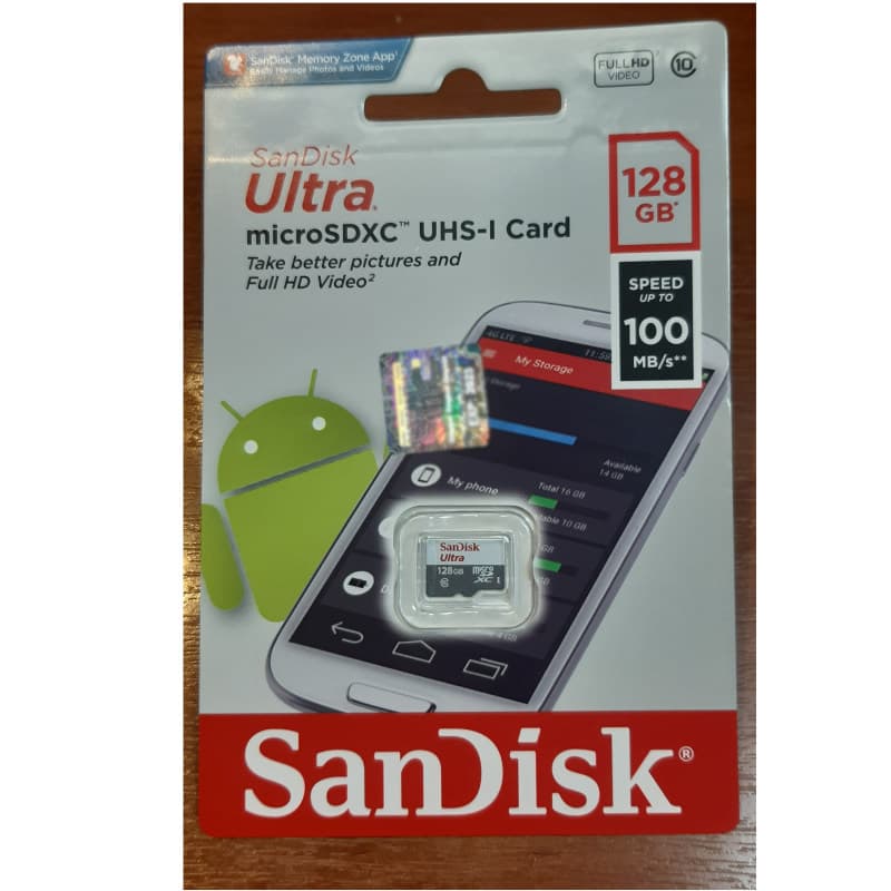 کارت حافظه microSDXC سن دیسک مدل Ultra کلاس 10 ظرفیت 128 گیگابایت — تصویر ۳