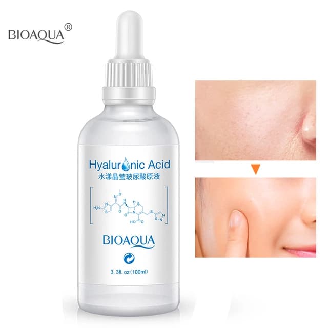 سرم روشن کننده و ترمیم چروک پوست هیالورونیک اسید بیوآکوا hyaluronic acid BIOAQUA — تصویر ۸