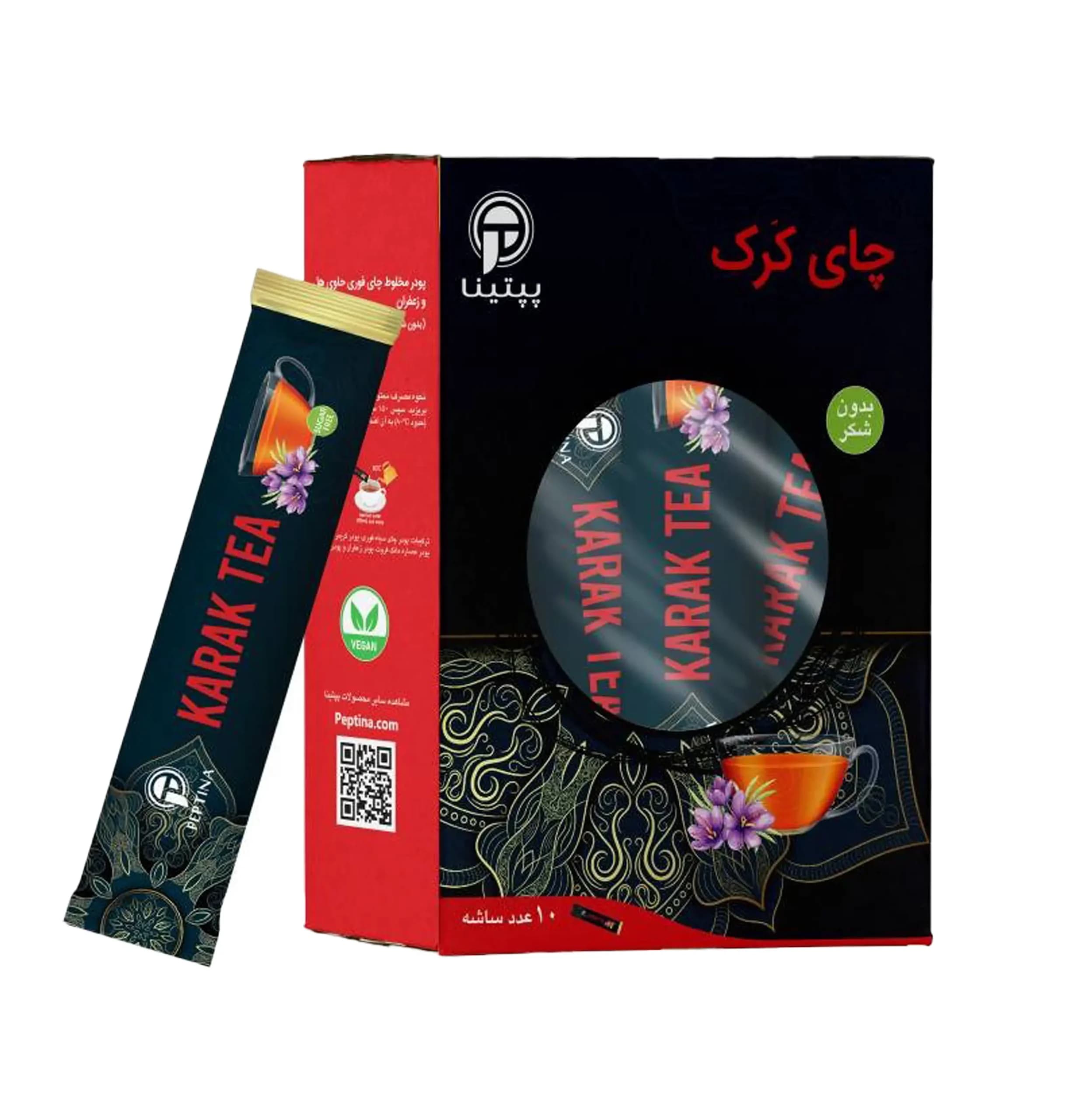 چای کرک زعفرانی پپتینا ساشه 1 عددی — تصویر ۳