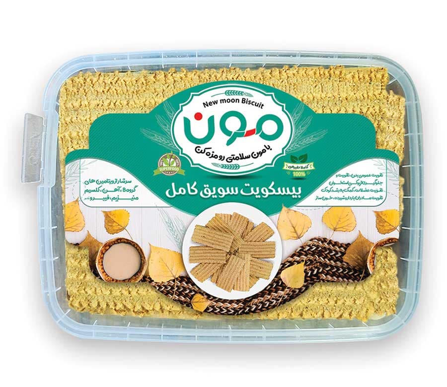 بیسکویت سویق کامل مون – وگان