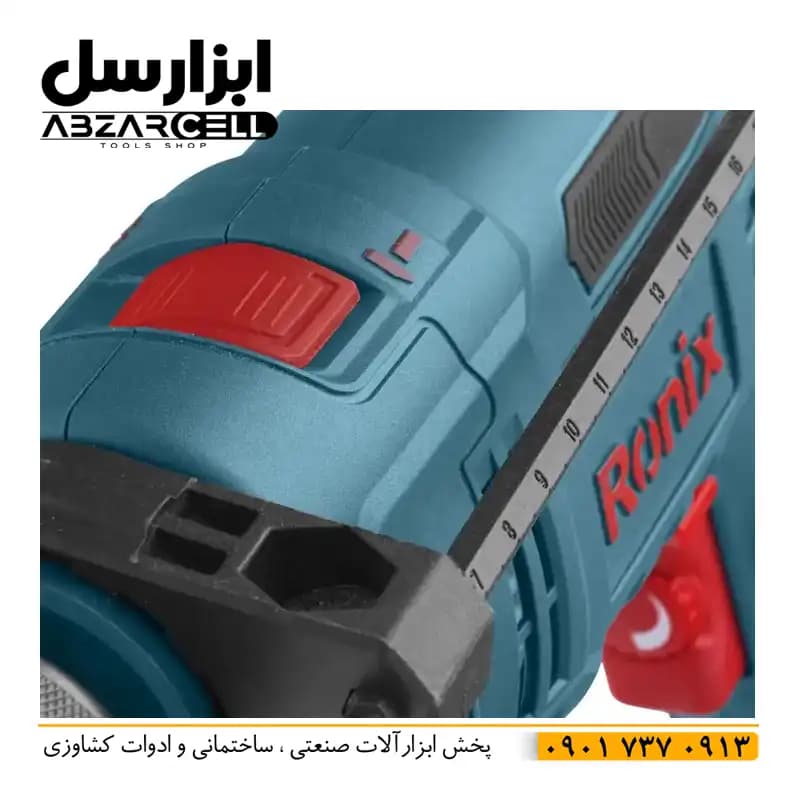 دریل چکشی 2214 رونیکس| 750 وات| 12 ماه گارانتی| اصل| سیم پیچ مسی — تصویر ۴