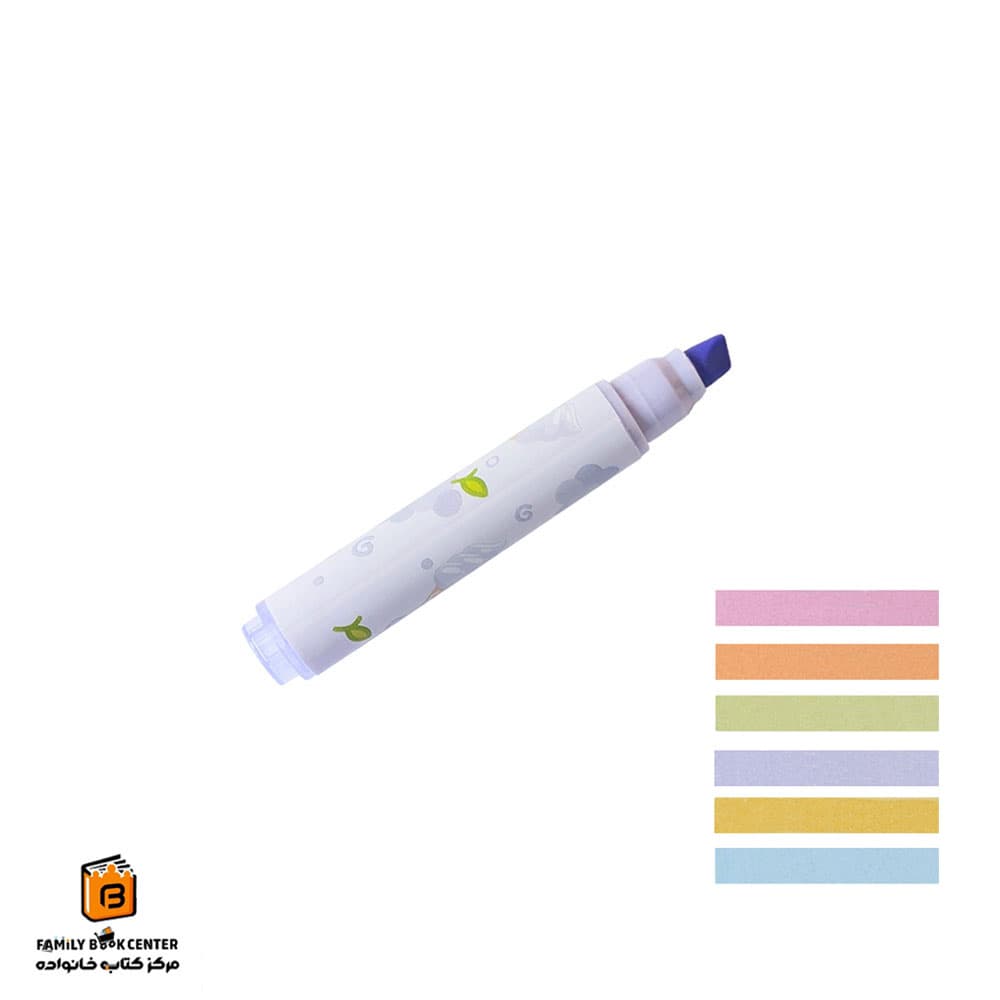 هایلایتر 6 رنگ عطری — تصویر ۳