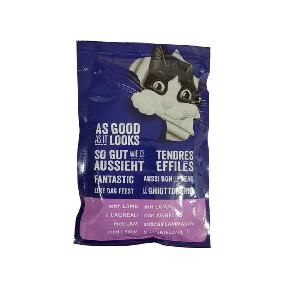 پوچ گربه فلیکس با طعم گوشت بره 85 گرم