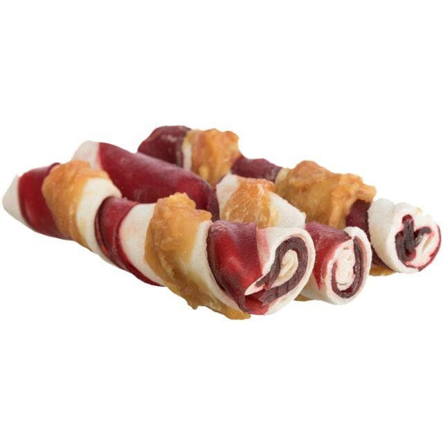 تشویقی دنتال سگ تریکسی مدل Denta Fun Barbecue Rolls با سینه مرغ وزن 80 گرم — تصویر ۱۰