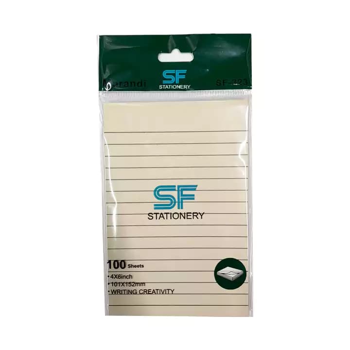 استیک نوت A6 موراندی خط دار SF کد323 — تصویر ۲