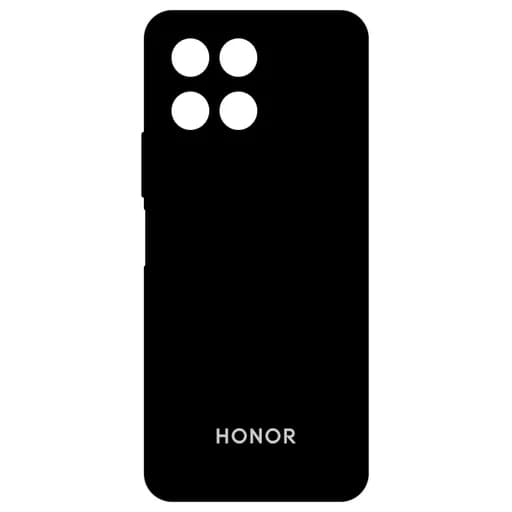 کاور مدل سیلیکونی مناسب برای HONOR X6C رنگ مشکی