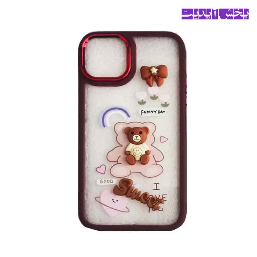 کاور فانتزی عروسک برجسته گوشی آیفون مدل iPhone 11 — تصویر ۲
