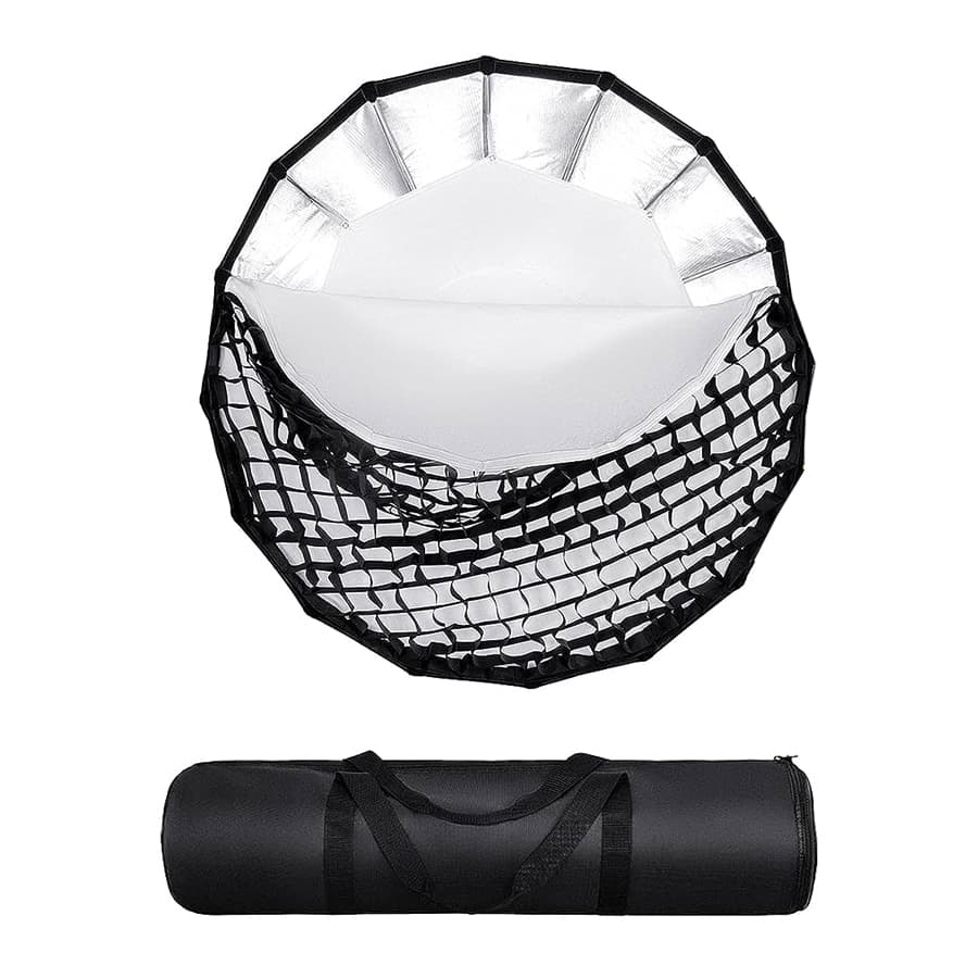 سافت باکس پارابولیک عمیق دریم لایت Dream Light KUII-16SW 120cm همراه با گرید — تصویر ۸