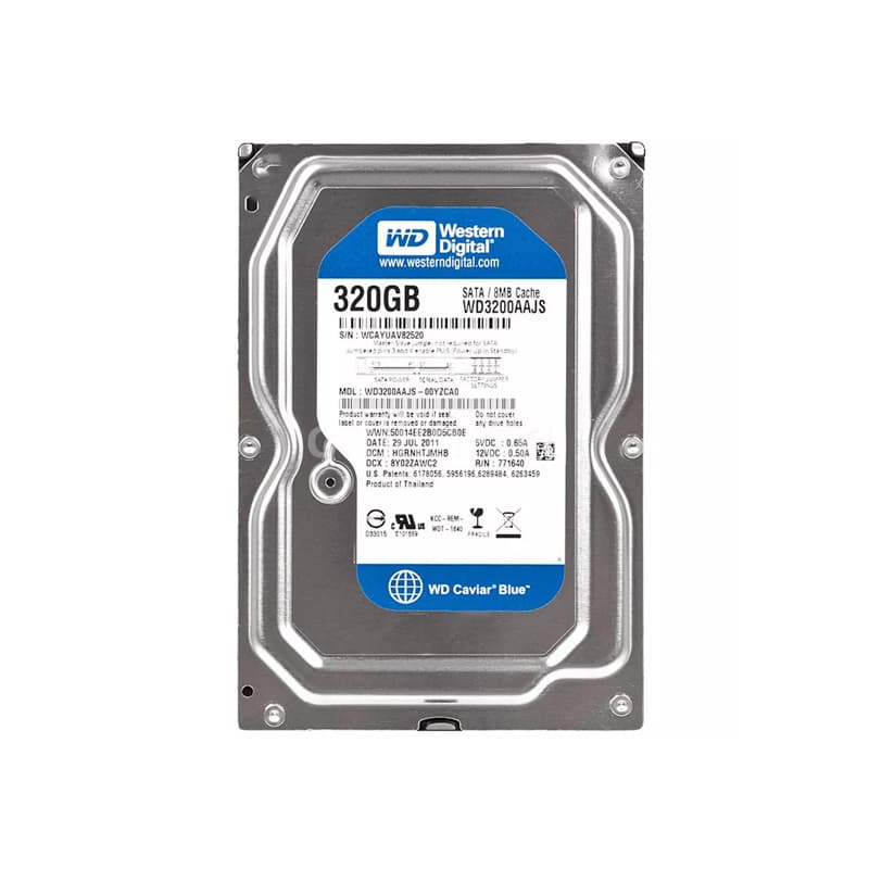 هارد دیسک اینترنال وسترن دیجیتال refurbished ظرفیت 320 گیگابایت