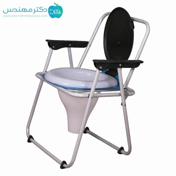توالت فرنگی سیار تاشو دسته دار با قیف — تصویر ۸