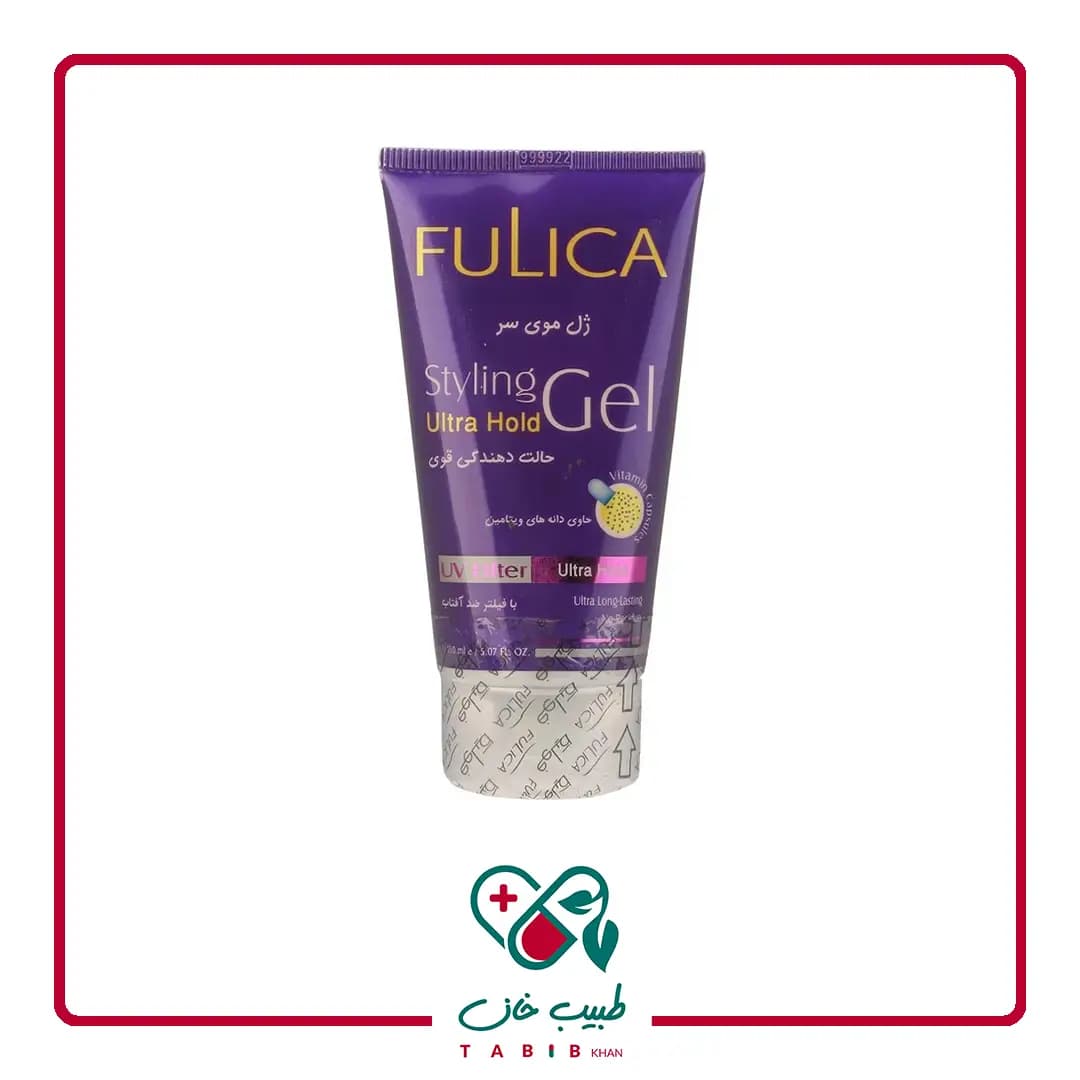 ژل موی سر قوی فولیکا با حالت دهندگی قوی ۱۵۰ میلی لیتر/Fulica Styling Ultra Hold Gel 150ml