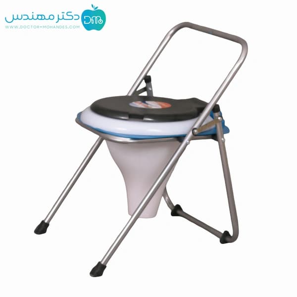 توالت فرنگی سیار تاشو با قیف — تصویر ۴