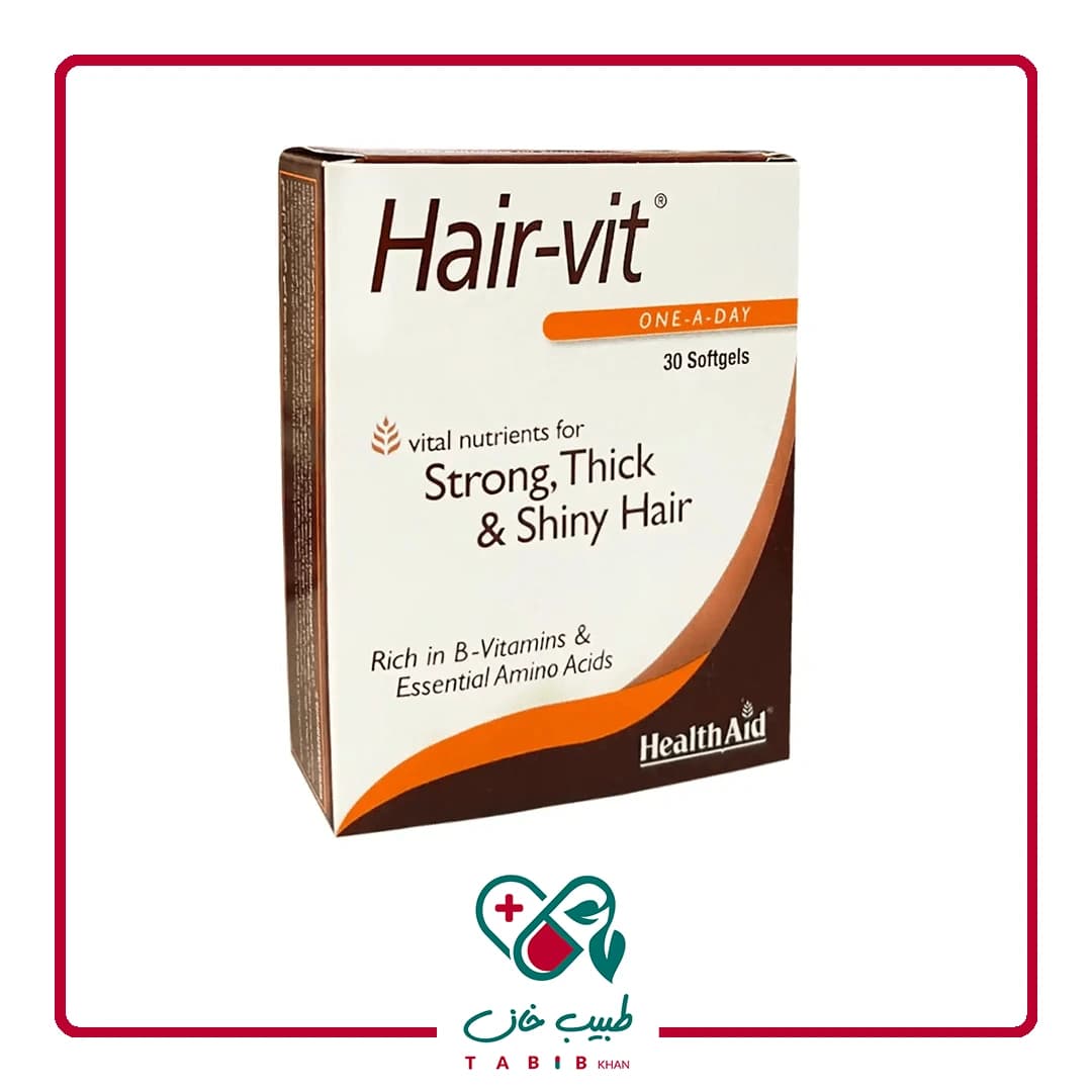 قرص هیرویت 30 عددی/Health Aid Hairvit 30 Capsules