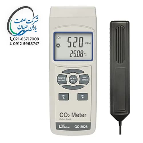 CO₂ سنج مدل GC‑2028 برند لوترون — تصویر ۳