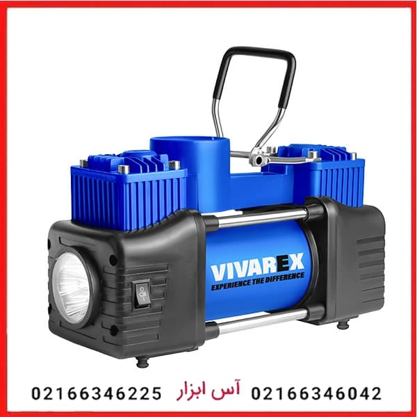 کمپرسور فندکی دو سیلندر با لوازم (AC/DC) ویوارکس مدلVR1207-ACT