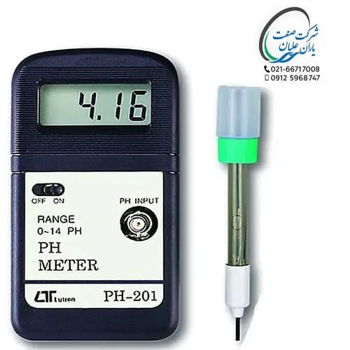 اسید سنج دیجیتال با پراب مجزا مدل PH-201 برند لوترون
