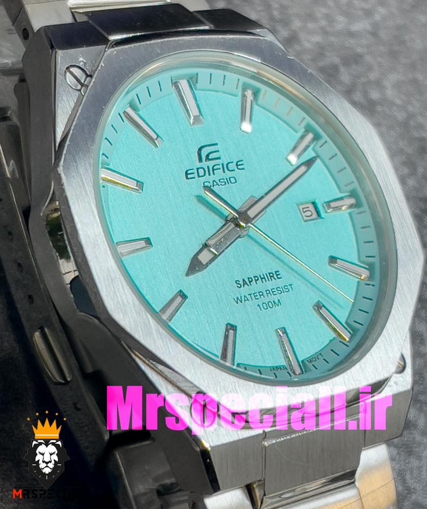 ساعت کاسیو ادیفایس مردانه استیل صفحه تیفانی Casio Edifice 020785 — تصویر ۱۲
