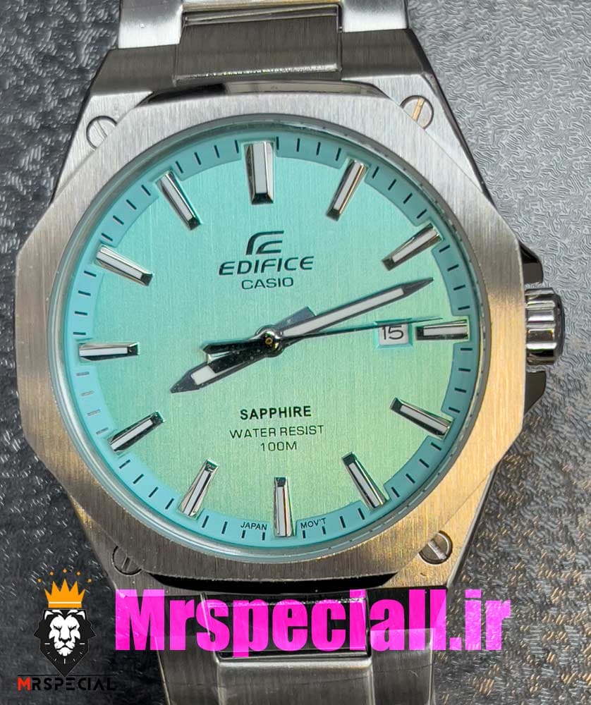 ساعت کاسیو ادیفایس مردانه استیل صفحه تیفانی Casio Edifice 020785 — تصویر ۶