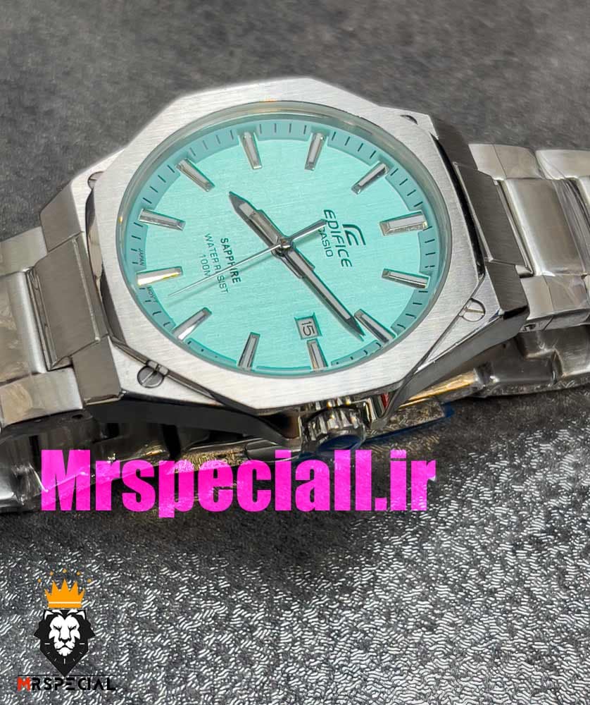 ساعت کاسیو ادیفایس مردانه استیل صفحه تیفانی Casio Edifice 020785 — تصویر ۵