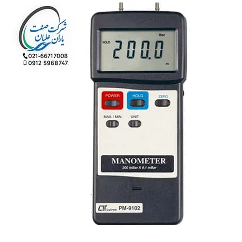 مانومتر دیجیتالی پراب سر خود مدل PM-9102 برند لوترون