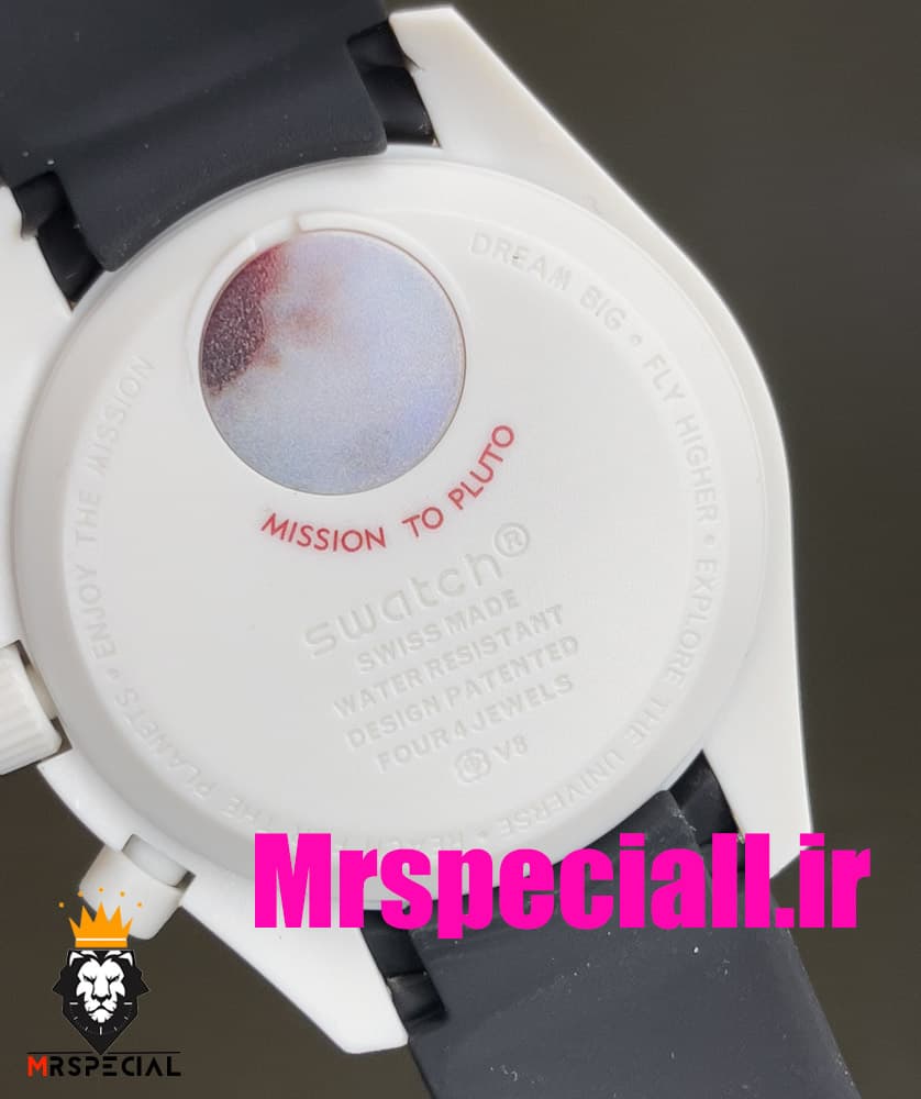 ساعت مچی امگا سواچ مدل مأموریت به پلوتون OmegaSwatch Moonswatch 020774 — تصویر ۷