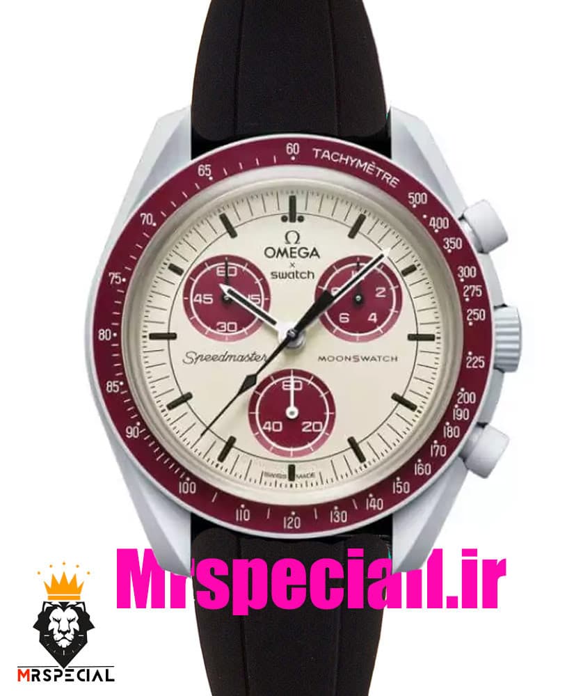 ساعت مچی امگا سواچ مدل مأموریت به پلوتون OmegaSwatch Moonswatch 020774 — تصویر ۲