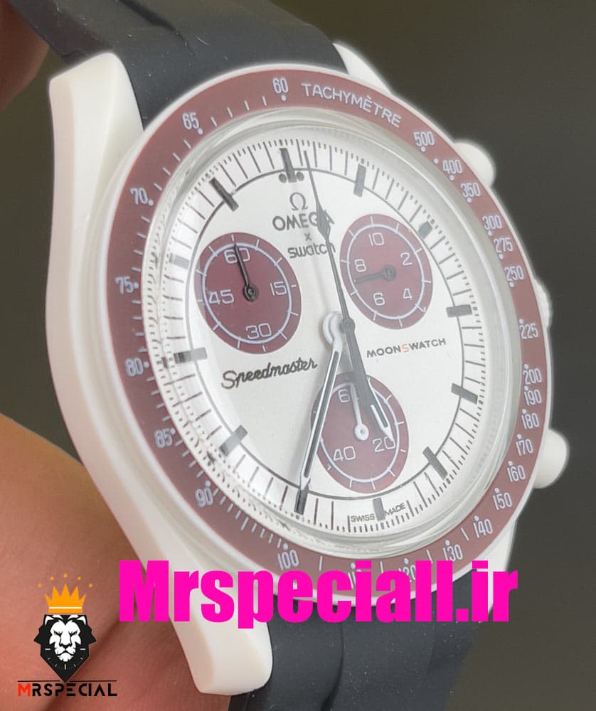 ساعت مچی امگا سواچ مدل مأموریت به پلوتون OmegaSwatch Moonswatch 020774 — تصویر ۴
