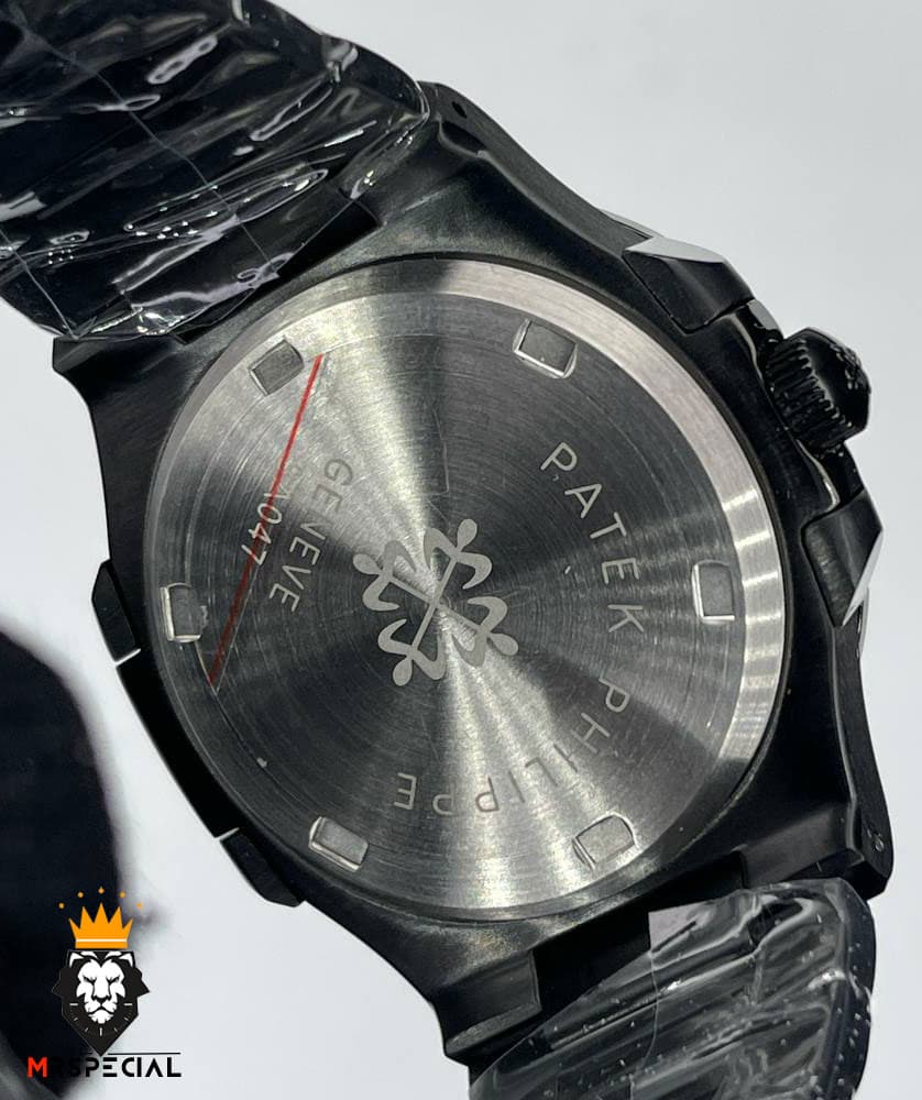 ساعت ست پتک فیلیپ ناتیلوس کوارتز مشکی صفحه ابی Patek Philippe NUATILOS 020739 — تصویر ۱۰