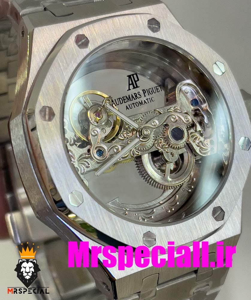 ساعت اودمار پیگه مردانه اتوماتیک ای پی رویال اوک اسکلتون AUDEMARS PIGUET ROYAL Oak 020690 — تصویر ۱۱