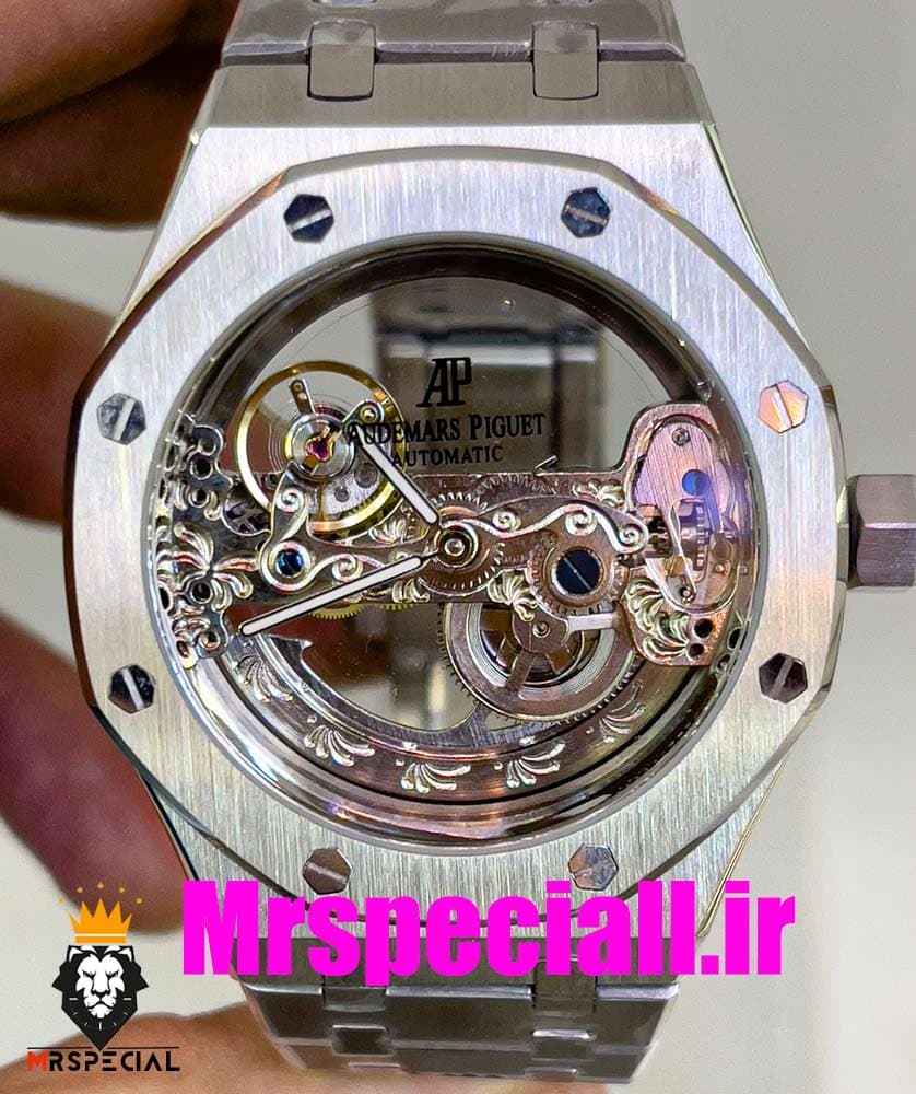 ساعت اودمار پیگه مردانه اتوماتیک ای پی رویال اوک اسکلتون AUDEMARS PIGUET ROYAL Oak 020690 — تصویر ۱۰